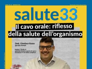 Scopri di più sull'articolo Rivista salute33: il Dott. Gianluca Russo volto copertina di gennaio 2021
